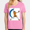 Ladies Core Cotton V Neck Tee Thumbnail