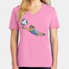 Ladies Core Cotton V Neck Tee Thumbnail