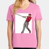 Ladies Core Cotton V Neck Tee Thumbnail