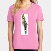 Ladies Core Cotton V Neck Tee Thumbnail