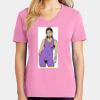 Ladies Core Cotton V Neck Tee Thumbnail