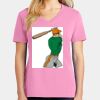 Ladies Core Cotton V Neck Tee Thumbnail