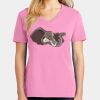 Ladies Core Cotton V Neck Tee Thumbnail