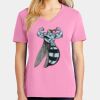 Ladies Core Cotton V Neck Tee Thumbnail