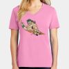 Ladies Core Cotton V Neck Tee Thumbnail