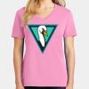 Ladies Core Cotton V Neck Tee Thumbnail