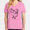 Ladies Core Cotton V Neck Tee Thumbnail