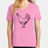 Ladies Core Cotton V Neck Tee Thumbnail