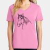 Ladies Core Cotton V Neck Tee Thumbnail