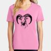 Ladies Core Cotton V Neck Tee Thumbnail