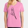 Ladies Core Cotton V Neck Tee Thumbnail