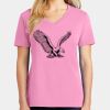 Ladies Core Cotton V Neck Tee Thumbnail