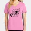 Ladies Core Cotton V Neck Tee Thumbnail