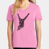 Ladies Core Cotton V Neck Tee Thumbnail