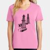 Ladies Core Cotton V Neck Tee Thumbnail