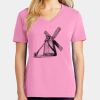 Ladies Core Cotton V Neck Tee Thumbnail