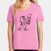 Ladies Core Cotton V Neck Tee Thumbnail