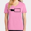 Ladies Core Cotton V Neck Tee Thumbnail