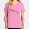 Ladies Core Cotton V Neck Tee Thumbnail