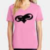 Ladies Core Cotton V Neck Tee Thumbnail