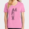 Ladies Core Cotton V Neck Tee Thumbnail