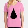 Ladies Core Cotton V Neck Tee Thumbnail