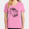 Ladies Core Cotton V Neck Tee Thumbnail