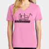 Ladies Core Cotton V Neck Tee Thumbnail