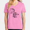 Ladies Core Cotton V Neck Tee Thumbnail