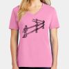 Ladies Core Cotton V Neck Tee Thumbnail