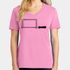 Ladies Core Cotton V Neck Tee Thumbnail