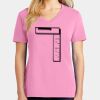 Ladies Core Cotton V Neck Tee Thumbnail