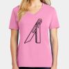 Ladies Core Cotton V Neck Tee Thumbnail