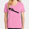 Ladies Core Cotton V Neck Tee Thumbnail