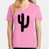 Ladies Core Cotton V Neck Tee Thumbnail