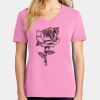 Ladies Core Cotton V Neck Tee Thumbnail