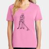 Ladies Core Cotton V Neck Tee Thumbnail