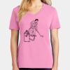 Ladies Core Cotton V Neck Tee Thumbnail