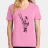 Ladies Core Cotton V Neck Tee Thumbnail