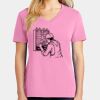 Ladies Core Cotton V Neck Tee Thumbnail