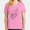 Ladies Core Cotton V Neck Tee Thumbnail