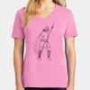 Ladies Core Cotton V Neck Tee Thumbnail