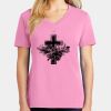 Ladies Core Cotton V Neck Tee Thumbnail