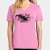 Ladies Core Cotton V Neck Tee Thumbnail