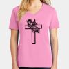 Ladies Core Cotton V Neck Tee Thumbnail