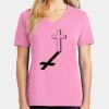 Ladies Core Cotton V Neck Tee Thumbnail