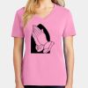 Ladies Core Cotton V Neck Tee Thumbnail