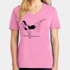 Ladies Core Cotton V Neck Tee Thumbnail