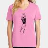 Ladies Core Cotton V Neck Tee Thumbnail