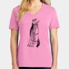 Ladies Core Cotton V Neck Tee Thumbnail